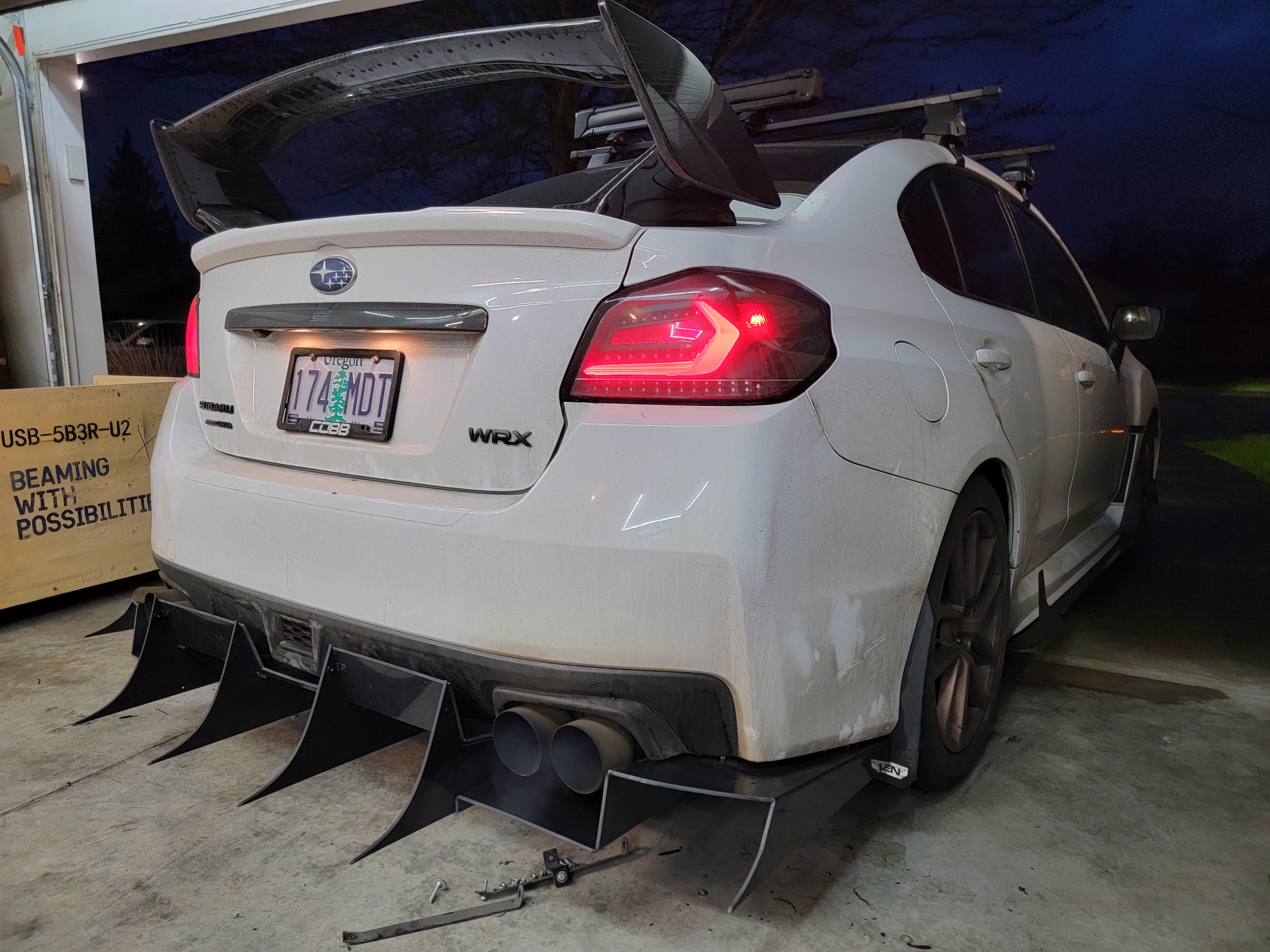 2015 sti outlet rear diffuser