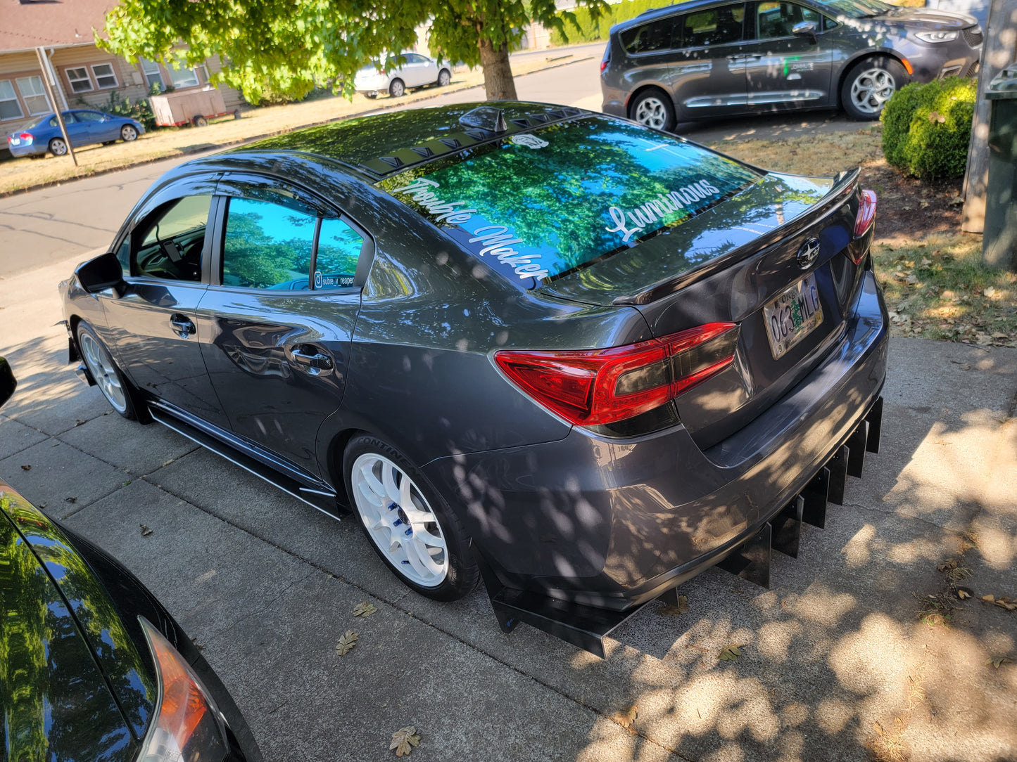 2017-2023 Subaru Impreza Sedan V3 Rear Diffuser