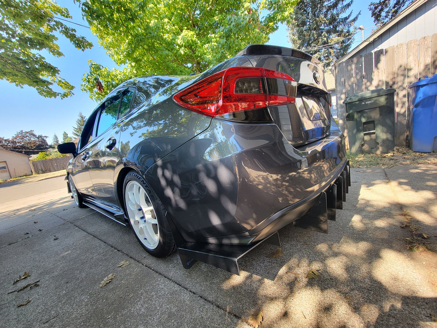 2017-2023 Subaru Impreza Sedan V3 Rear Diffuser