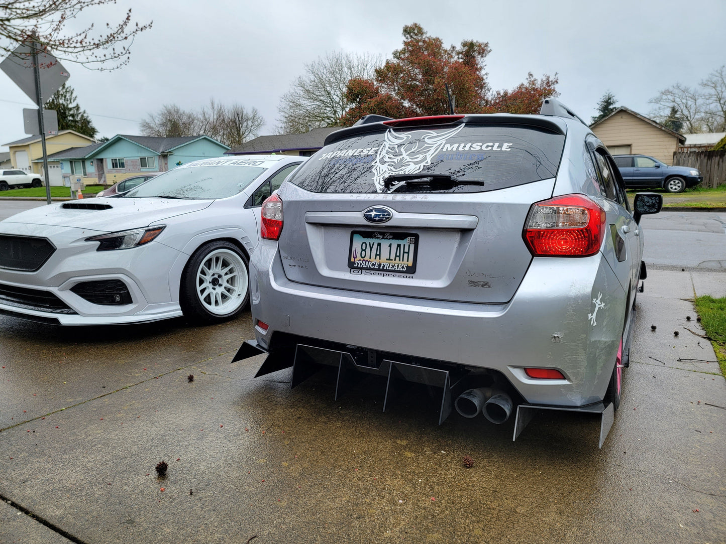 2012-2016 Subaru Impreza Rear Diffuser V2