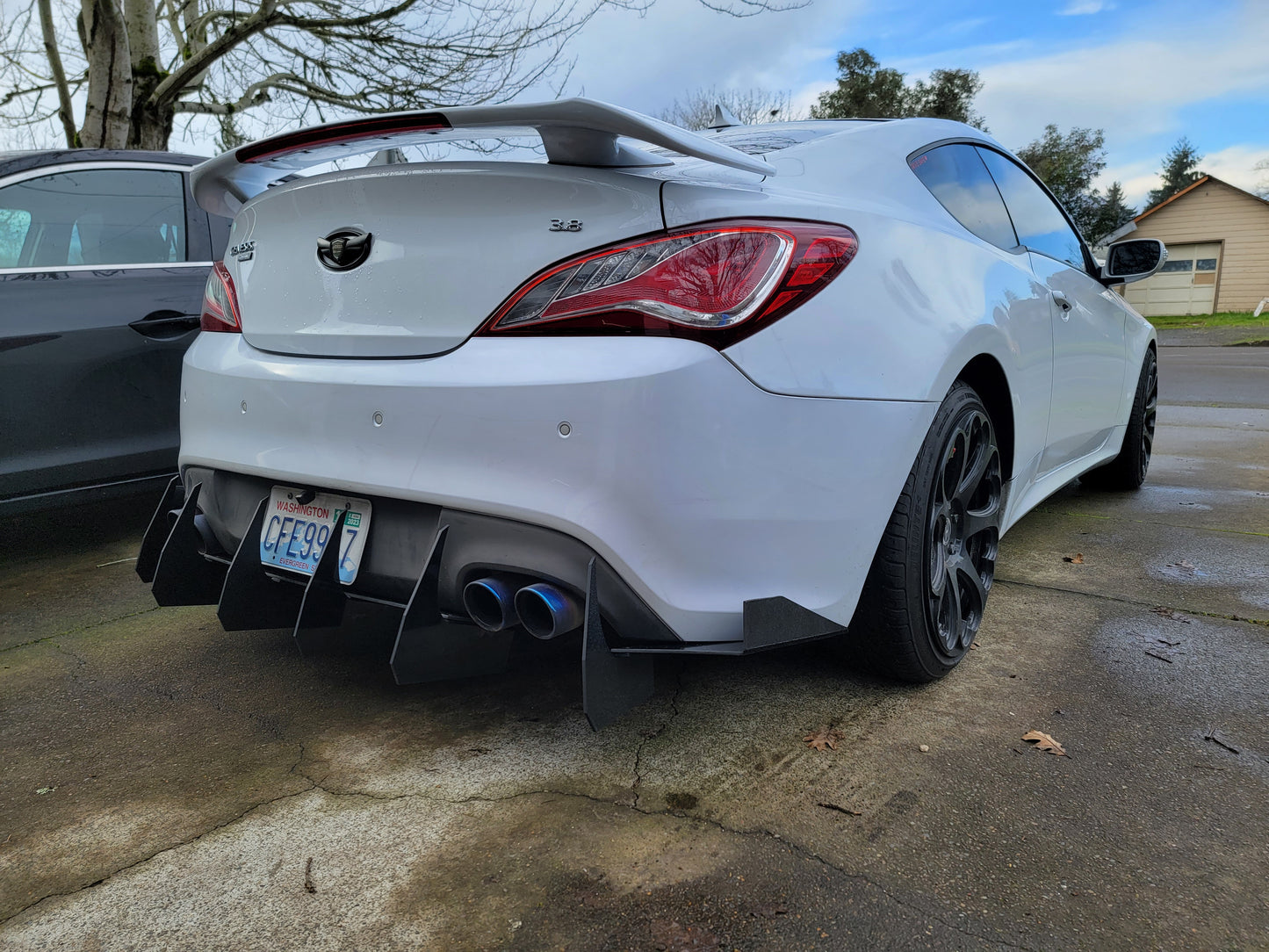 Hyundai Genesis Coupe Rear Diffuser V1