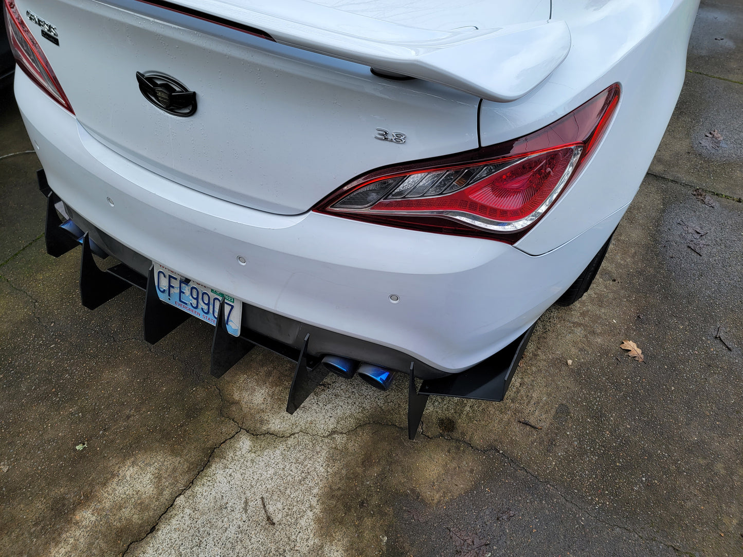 Hyundai Genesis Coupe Rear Diffuser V1