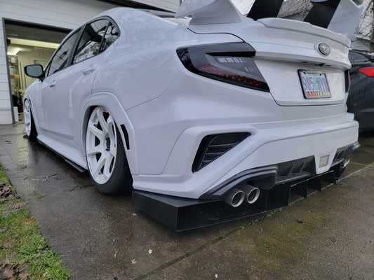 2022 WRX V3 Sideskirt Extensions (USED)