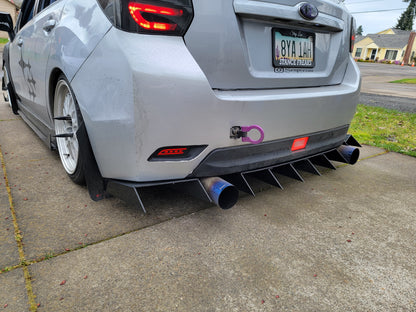 2012-2016 Subaru Impreza V3 Rear Diffuser (fits sedan and hatch)