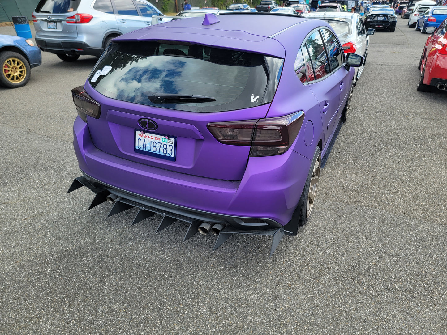 2017-2023 Subaru Impreza Hatch Rear Diffuser V1