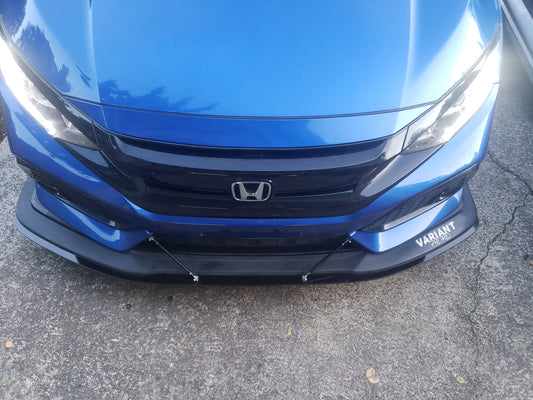 2016-2021 Honda Civic Front Splitter V1