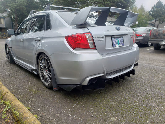 2011-2014 Subaru WRX/STI Rear Diffuser V1 SEDAN ONLY