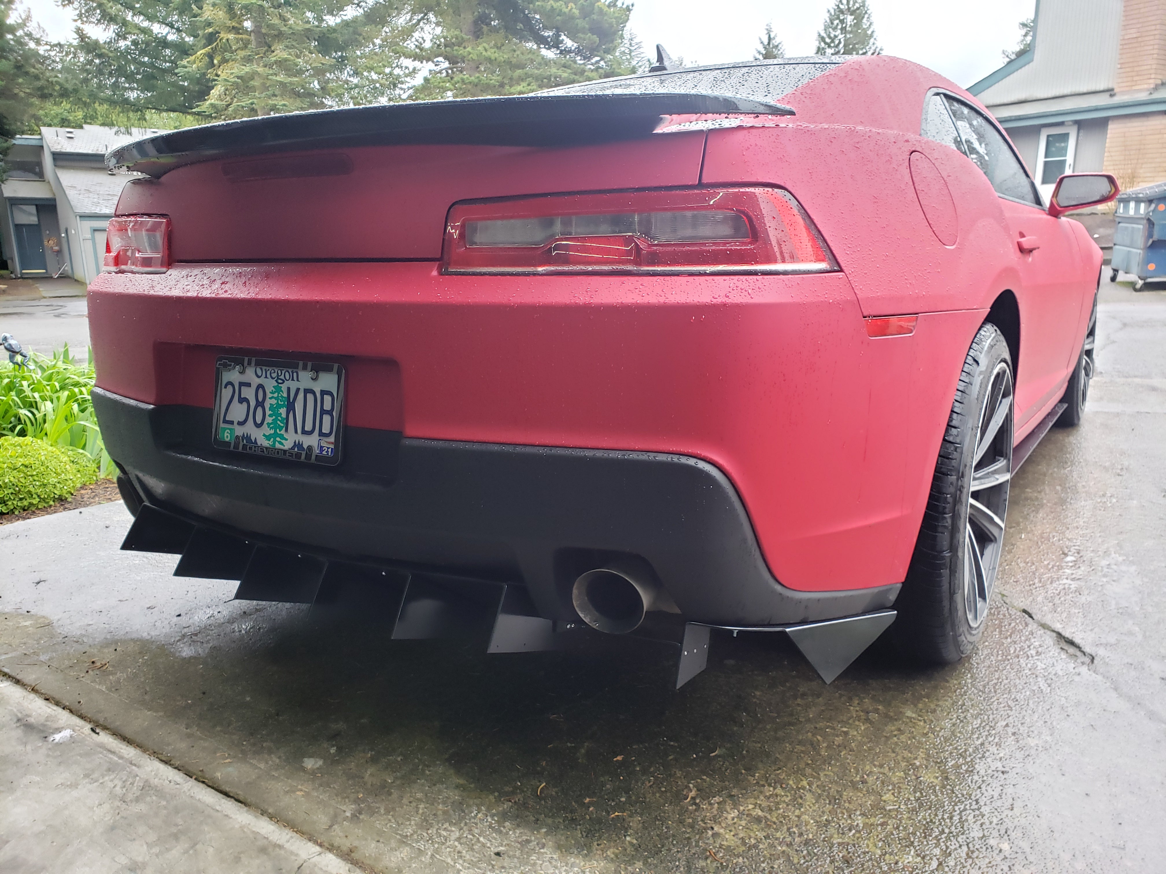 2010 camaro on sale rear diffuser