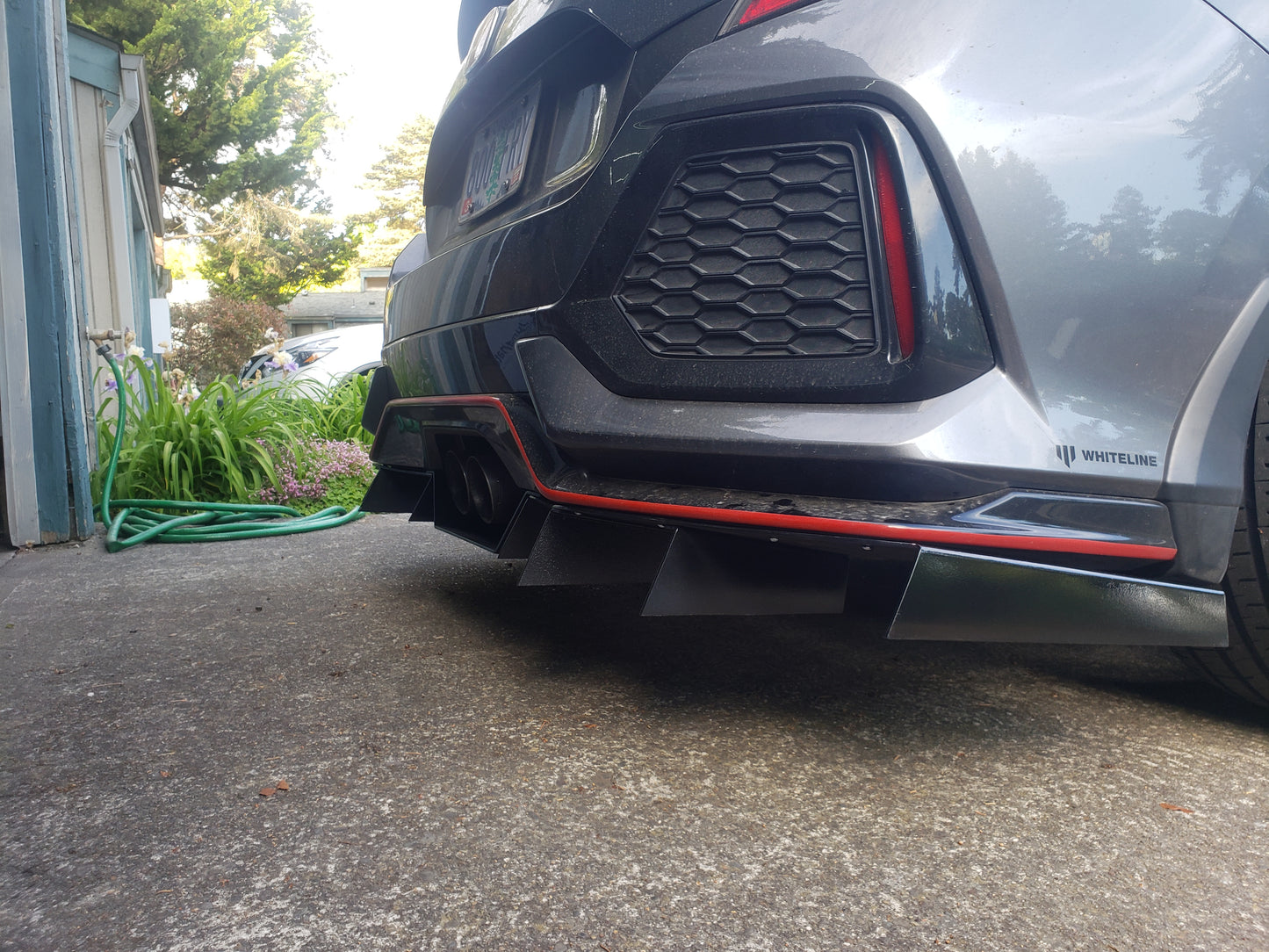 2016-2021 Honda Civic Rear Diffuser V1 Hatchback Only