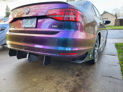 VW Jetta Rear Diffuser V1 (Center Fins Only)