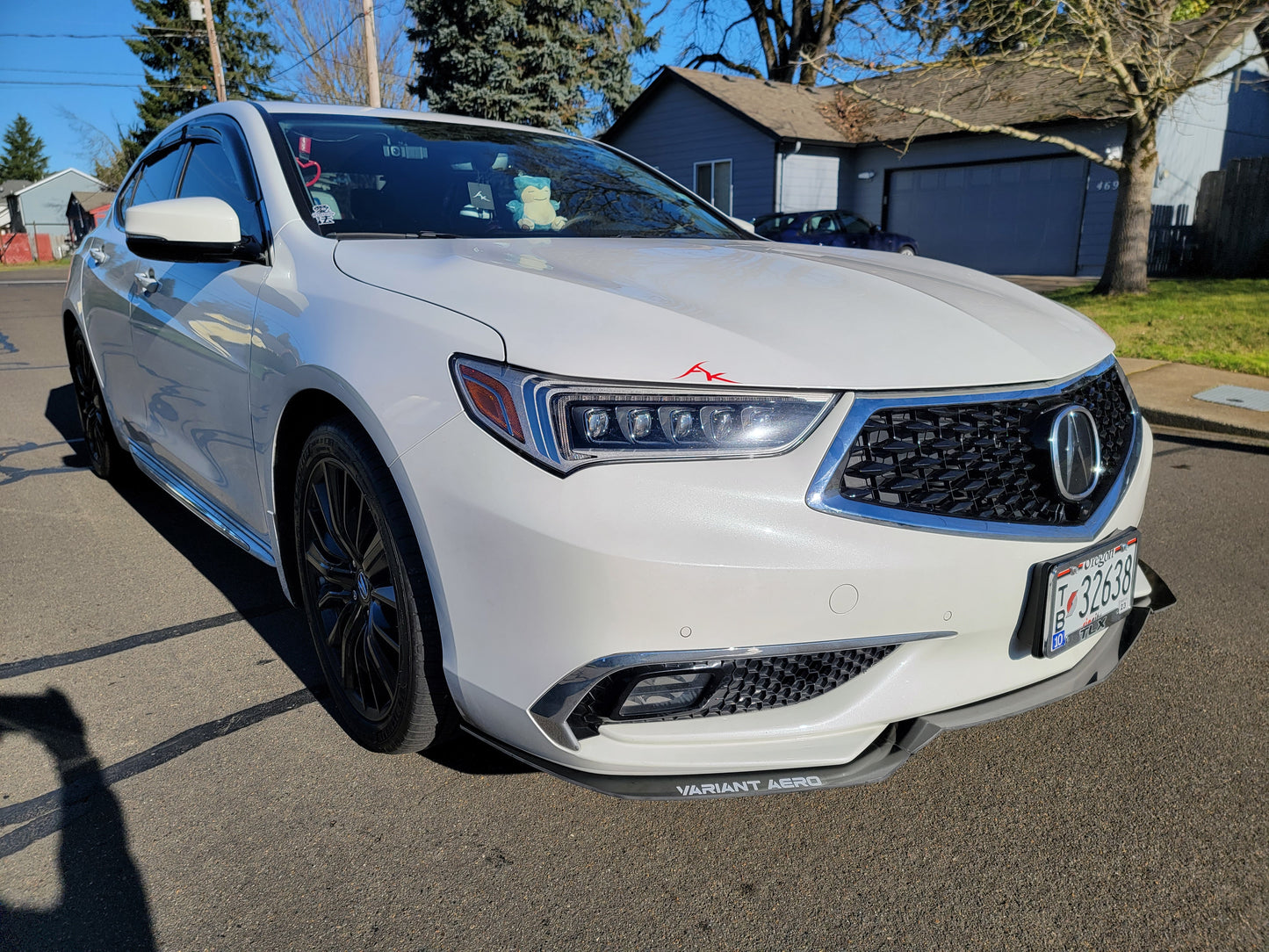 2018-2020 Acura TLX Front Splitter