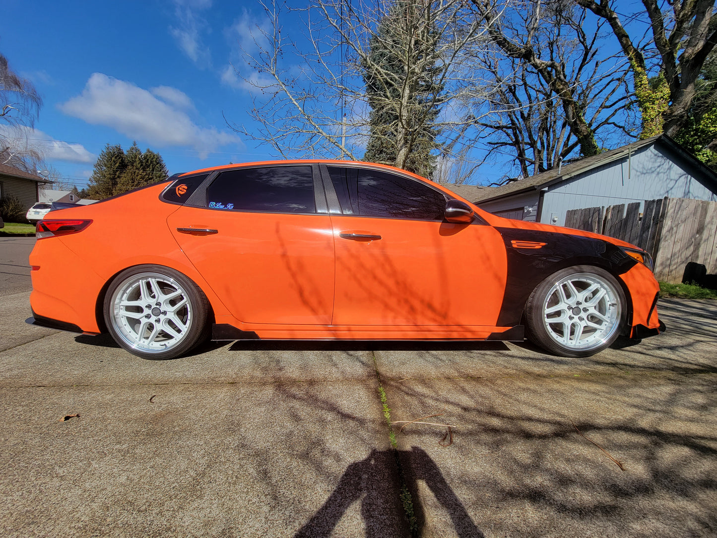 2011-2020 Kia optima sideskirt extensions V1