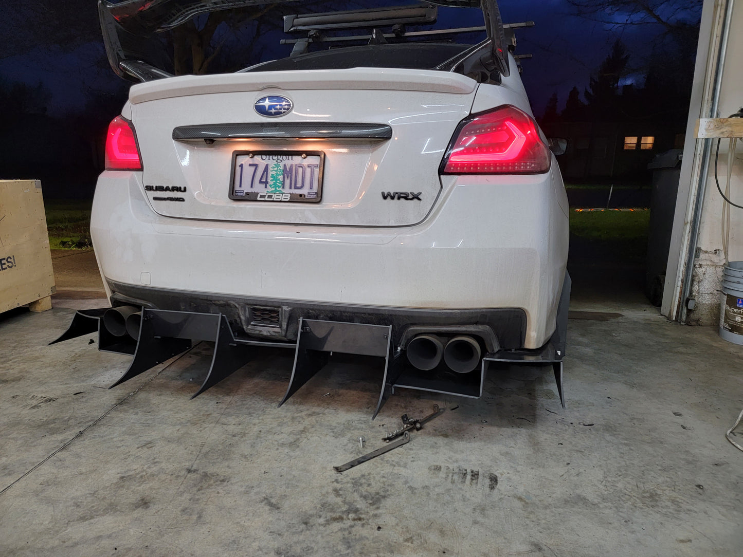 2015-2021 Subaru WRX/STI Rear Diffuser V6