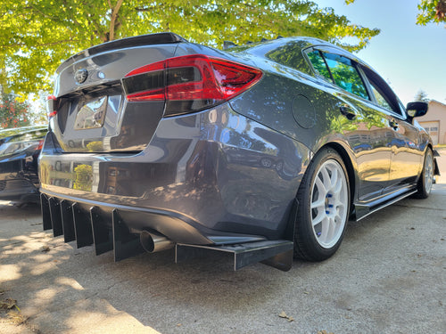 2017-2023 Subaru Impreza Sedan V3 Rear Diffuser