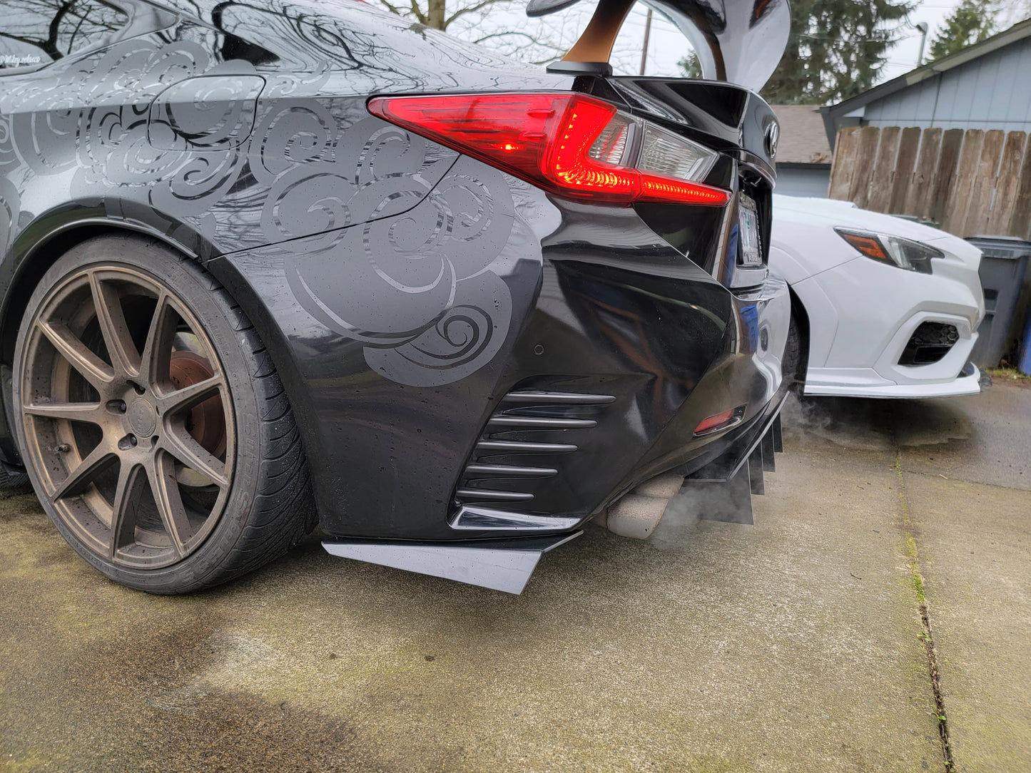 Lexus RC 350 Rear Diffuser V1