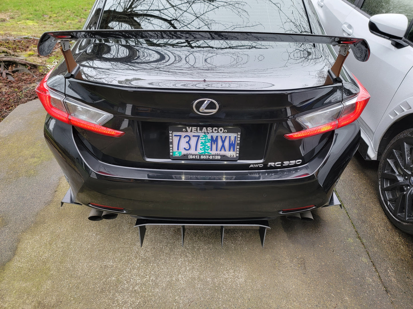 Lexus RC 350 Rear Diffuser V1