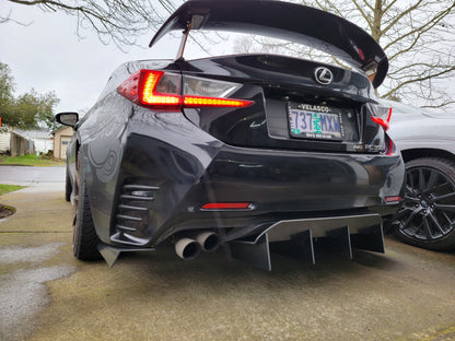 Lexus RC 350 Rear Diffuser V1